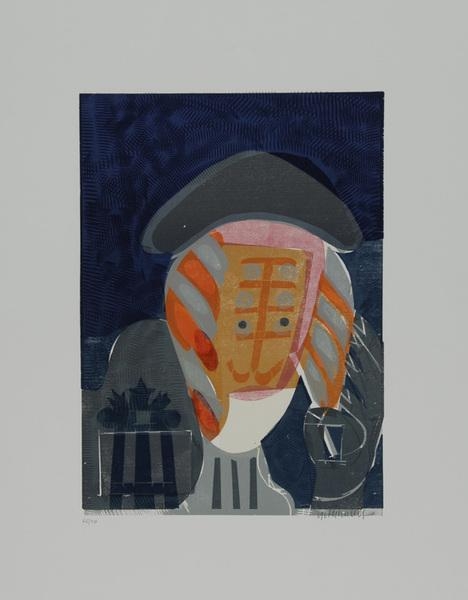 Artwork by HAP  Grieshaber, Untitled, from "Hommage à Picasso", Made of Woodcut printed in colors