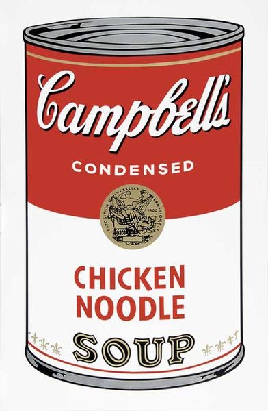 10 works: Campbell's Soup I by Andy Warhol, 1968