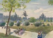 Vienna, Heldenplatz by Oskar Laske