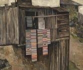 Artwork by Leopold Hauer, Carpets, Made of oil on canvas, on hard board