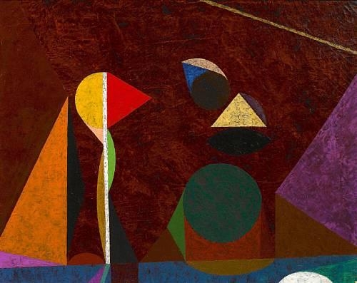 Darkscape by Frederick Hammersley, 1954-1956