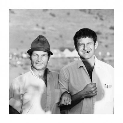 Uri Zohar and Shaike Ofir by Mula Eshet, 1967