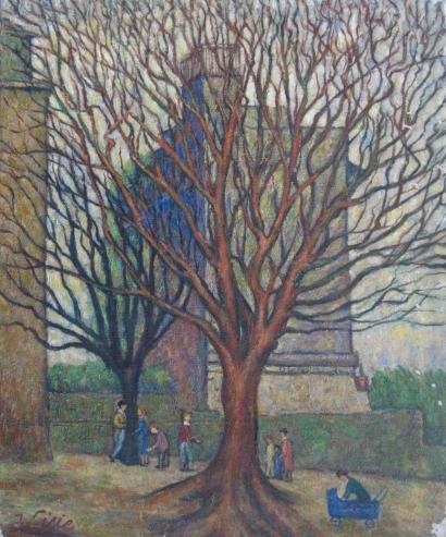 Montmartre Landscape by Isaac Lisie