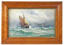 Steam Tug by William Stephen Tomkin, 1898