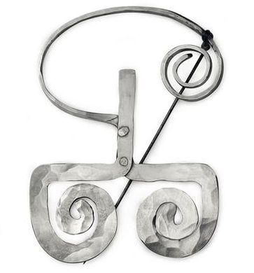 Artwork by Alexander Calder, Untitled, brooch, Made of silver