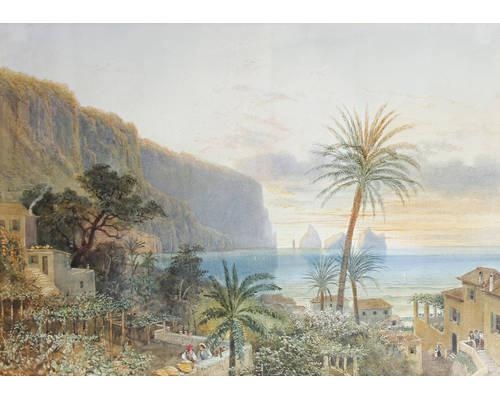 View of the Faraglioni, Capri by Nicolas Chevalier, 1892