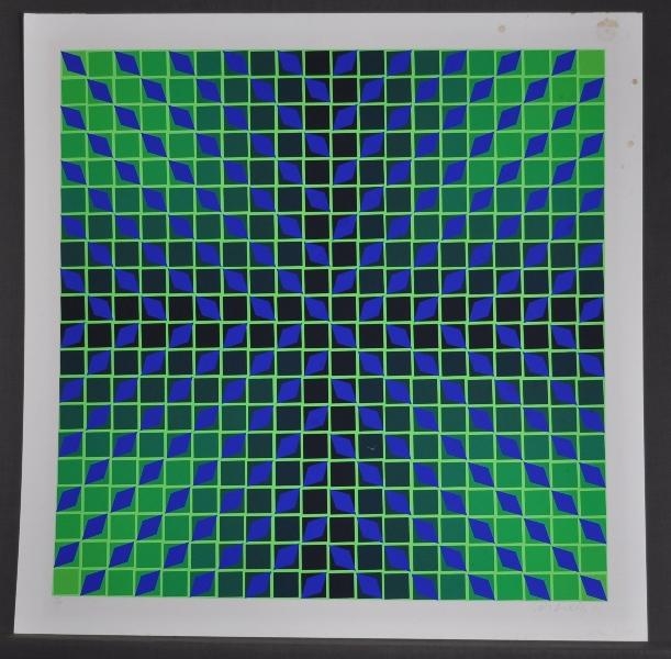 Victor Vasarely | Planetary Folklore Participations No 2 (1971) | MutualArt