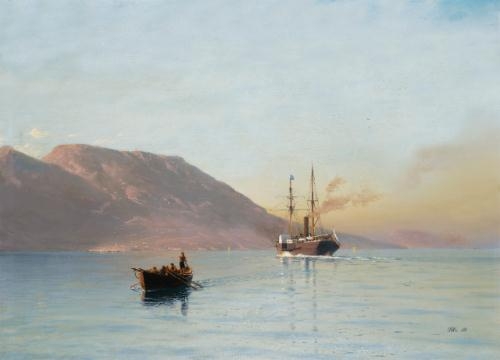 The Bay of Feodosia by Lev Felixovich Lagorio, 1881