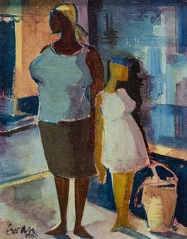 Two African Girls - Alfred Ewan