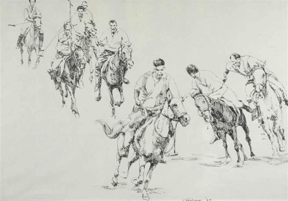 Untitled by Ismail Gulgée, 1969