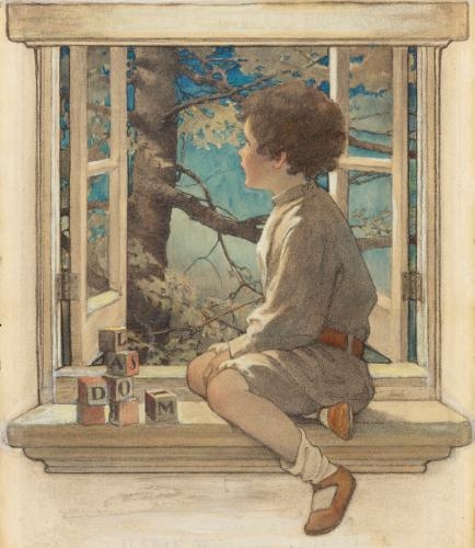 Dream Blocks by Jessie Willcox Smith, 1908