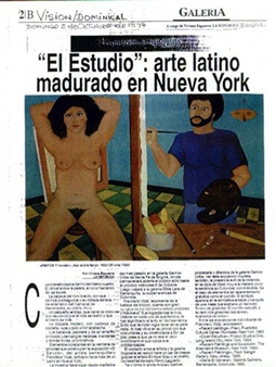 "El ESTUDIO" Arte madurado en New york