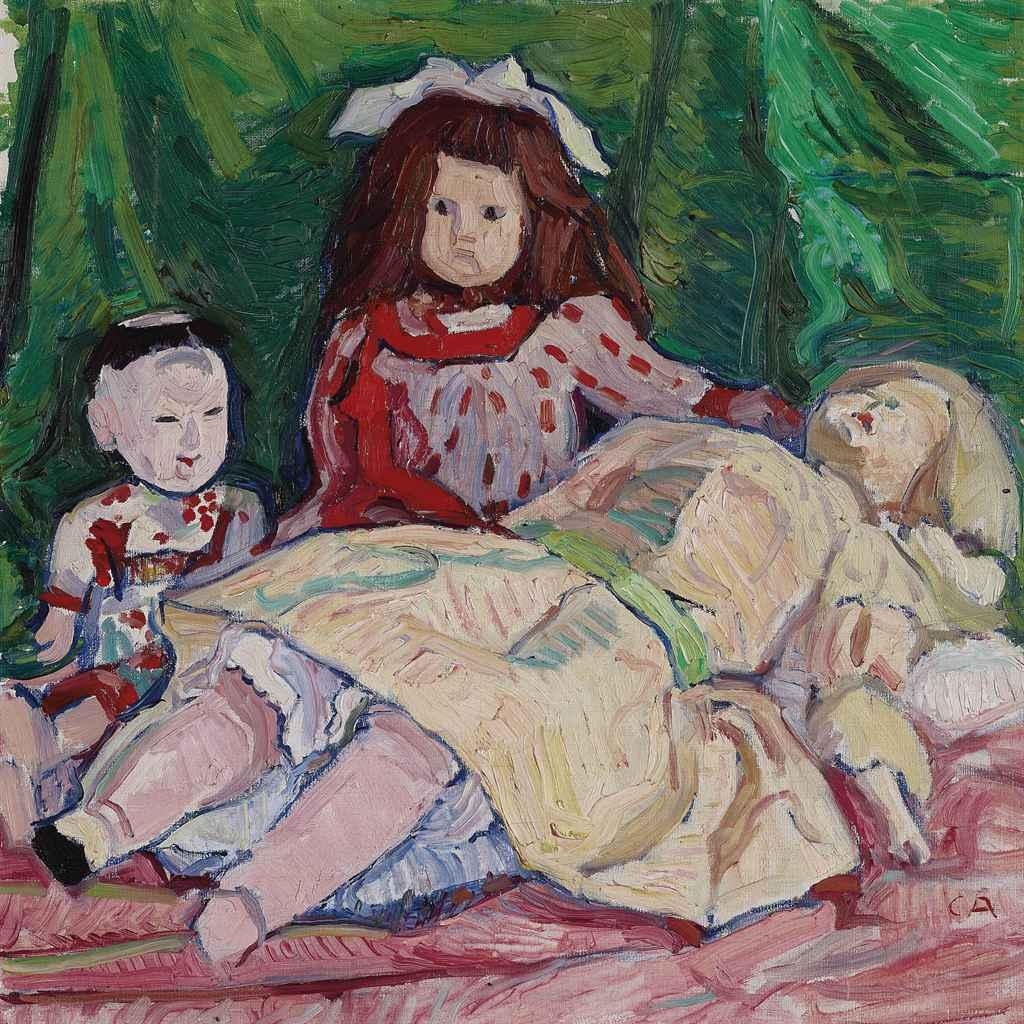 Суть произведения кукла. Куно Амье. Куно Амье картины. Куно Амье (1868-1961). Cuno Amiet художник.