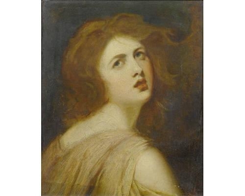 A Study of Emma, Lady Hamilton, as Miranda by George Romney