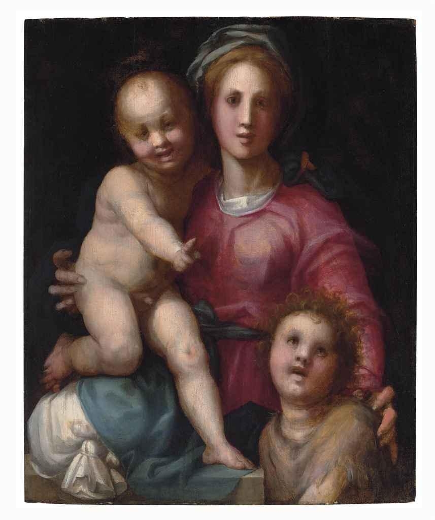 Jacopo Pontormo | The Madonna and Child with the Infant Saint John the ...