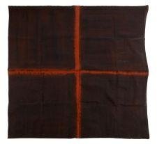 CROIX ORANGE COUTURE PLATE by Noël Dolla, 1975