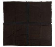 TOILE BLEUE MARINE CROIX BLEUE by Noël Dolla, 1975