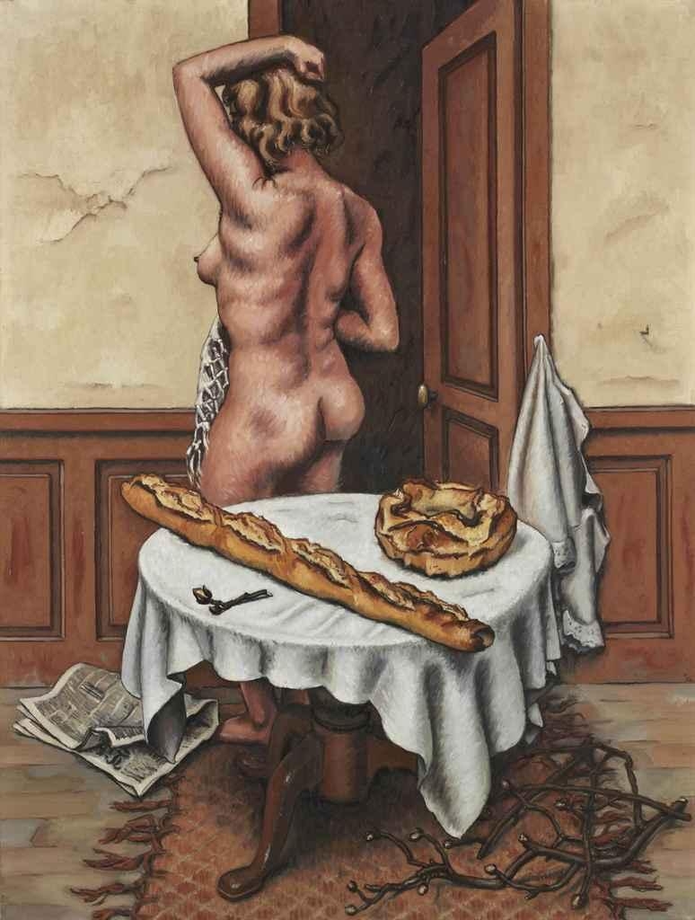 Le dos aux pains by Jean Hélion, 1952