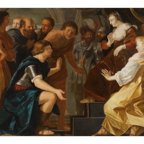 Christian Van Couwenbergh | Aeneas taking leave from Dido | MutualArt