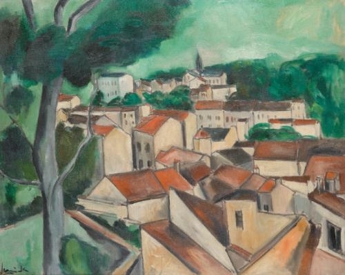 Vue de Village by Maurice de Vlaminck, 1912