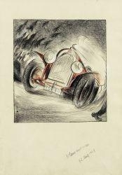 Poster design for "Klausenrennen" - Otto Baumberger