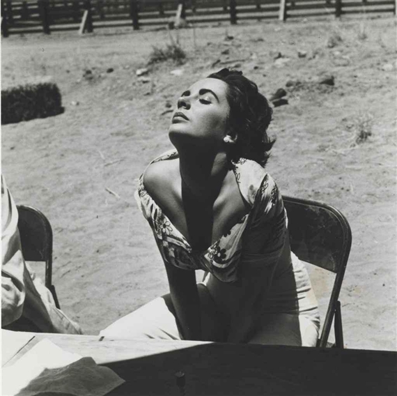 Elizabeth Taylor by Sid Avery, 1955
