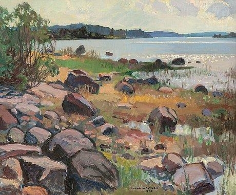 Rocky Shore by Vilho Sjöström, 1942