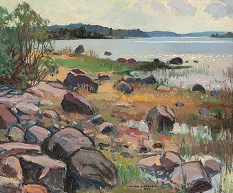 Rocky Shore - Vilho Sjöström