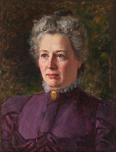 Woman Wearing Lilac