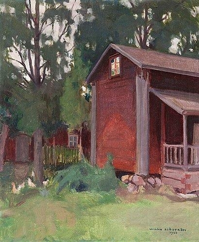The Old Shed by Vilho Sjöström, 1928