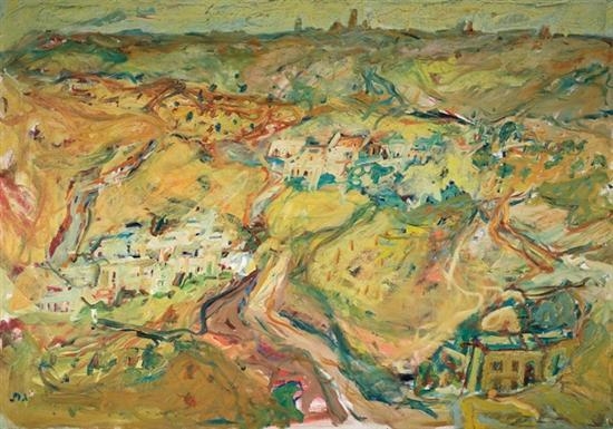 Artwork by Eliahu Gat, Landscape, Made of oil on canvas