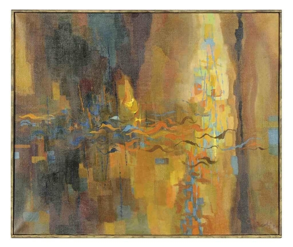 Thunderstorm by Gabor Peterdi, 1954