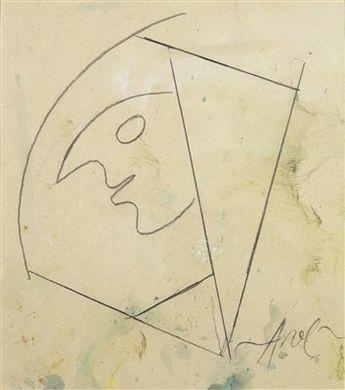 Le C by Jean Arp, 1959