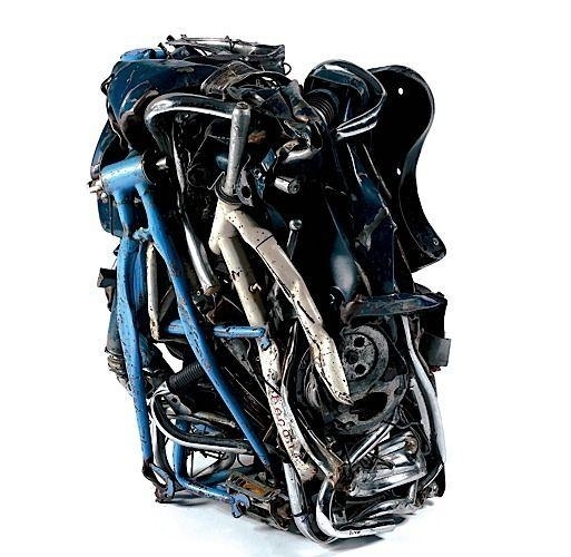 COMPRESSION DE MOTOCYCLETTES VESPA