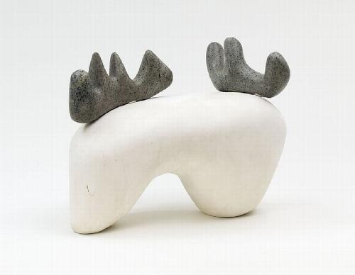 Artwork by Nicholas Pope, UNTITLED, Made of Sculpture made of chalk with stone elements