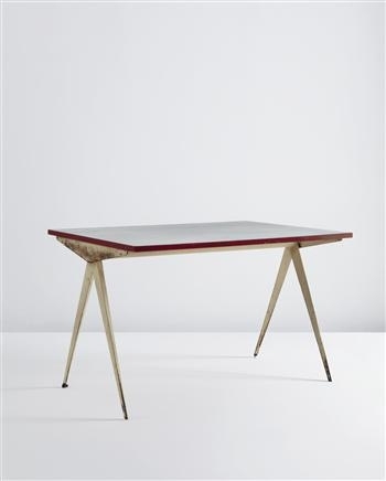 Jean Prouvé | Compas cafétéria table (ca. 1953) | MutualArt