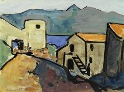 Mountain village by Carl Walter Liner, 1948