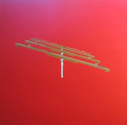 Artwork by Noel A. Mahaffey, SEESAW-4, Made of Acrylic on canvas