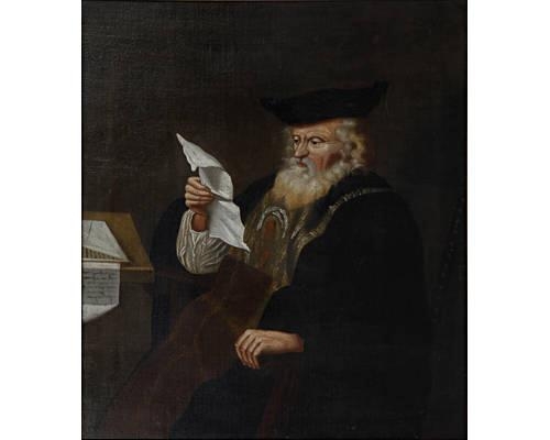 Rembrandt van Rijn | Portrait of a rabbi | MutualArt