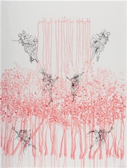 Out to Darkness to the Light - Ghada Amer