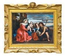 Madonna and Child with Saint Catherine of Alexandria and Saint John the Baptist - Jacopo Palma il Vecchio