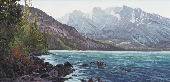 Jenny Lake Evening by Carol Swinney