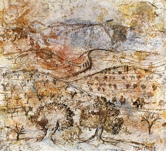 Kinneret and Galilean Landscape - Eran Shakine