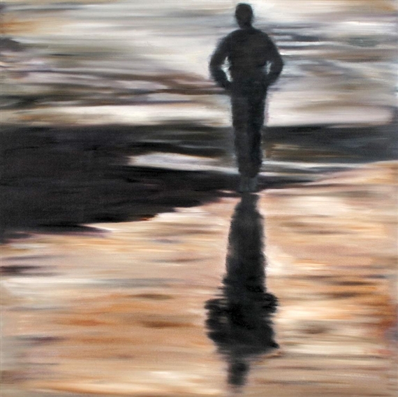 Figure on the Beach by Orly Maiberg