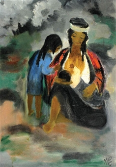 Nursing Mother - Shmuel Levy Ophel