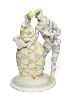 'ARLECCHINO E ARLECCHINA' - Giulio Da Milano