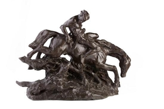 Bronze sculpture by Augusto Rivalta, 1909