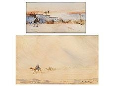 2 Works: Oriental Landscapes - Ava Hedvig Gustaiva Lagercrantz