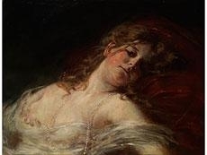 Ruhendes Madchen by Bernhard Zickendraht, 1915