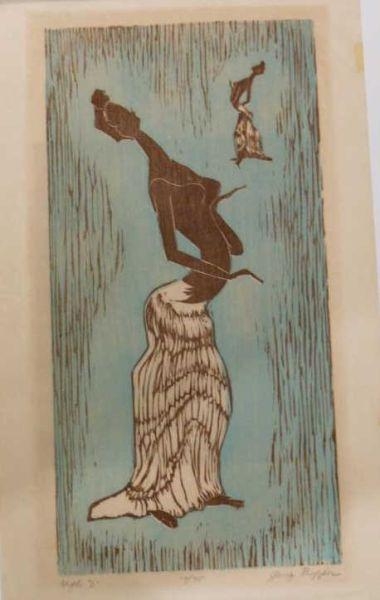 Artwork by Ganz Propper, HIGH C, Made of woodblock